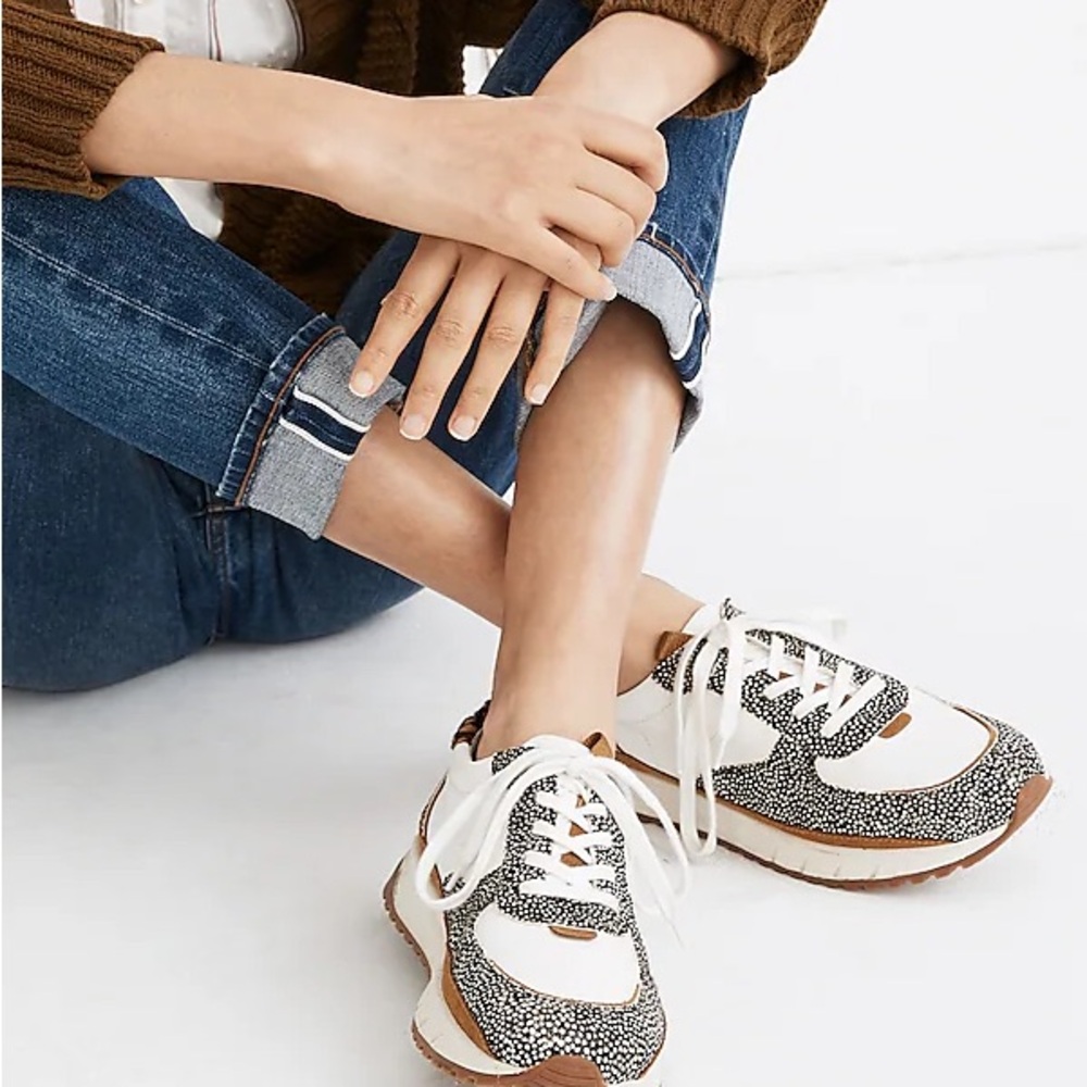 Madewell kickoff sneakers olive grove 8